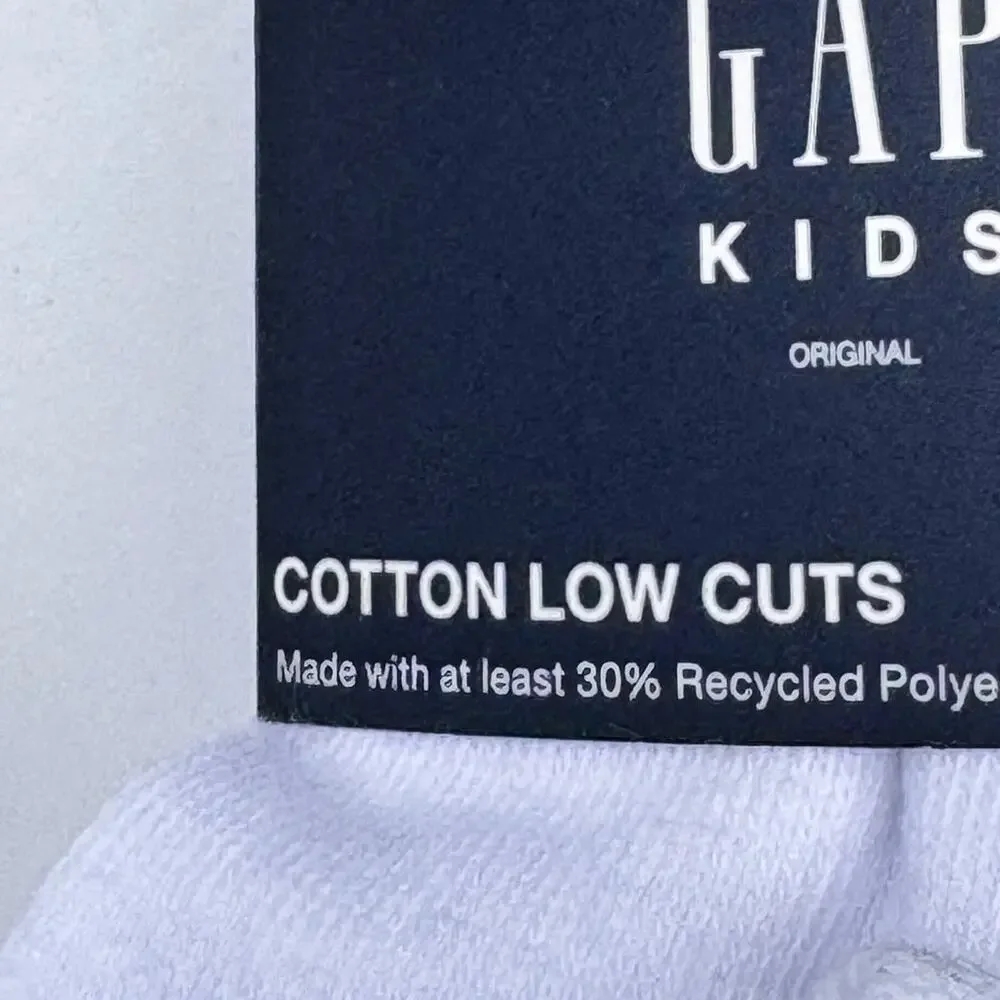 GAP Original Girls Low Cut Ankle Eight Pairs of Socks NWT Sz 4-10